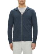 Layer Cosmo Zip-front Cotton Hoodie