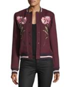 Pacifico Embroidered Wool Varsity Jacket