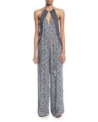 Lilith Medallion-print Jumpsuit