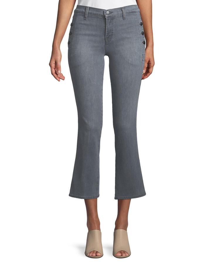 Zion Cropped Boot-cut Jeans