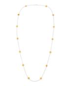 Lush Long Disc-station Necklace