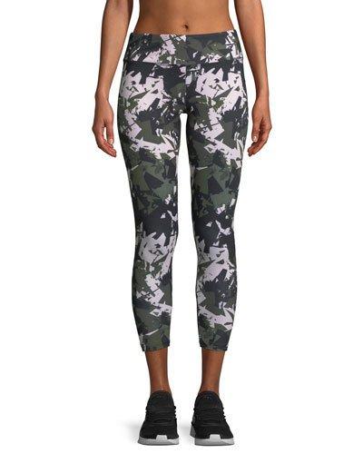 Graphic Camo-print Cropped