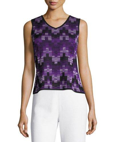 22l Chevron-knit Tank,