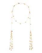 Long Chain-disc Lariat Necklace