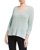 3/4-sleeve Speckled