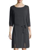 Zander 3/4-sleeve Jersey Dress