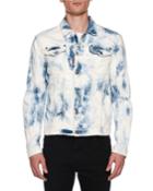 Men's Dan Bleach Wash Jean Jacket