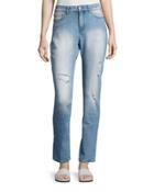 Donna High-rise Straight-leg Jeans,