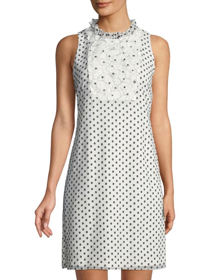 Lace-yoke Jacquard