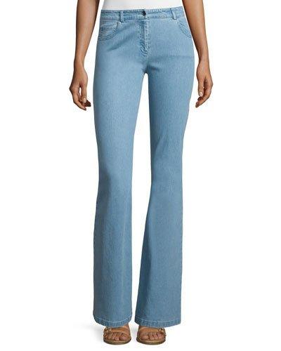 Mid-rise Flare-leg Contour Jeans,