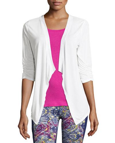 Vita Open-front Jersey Cardigan