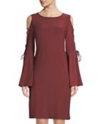 Cold-shoulder Lace-up