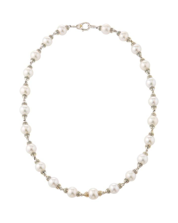Luna Pearl-link Necklace