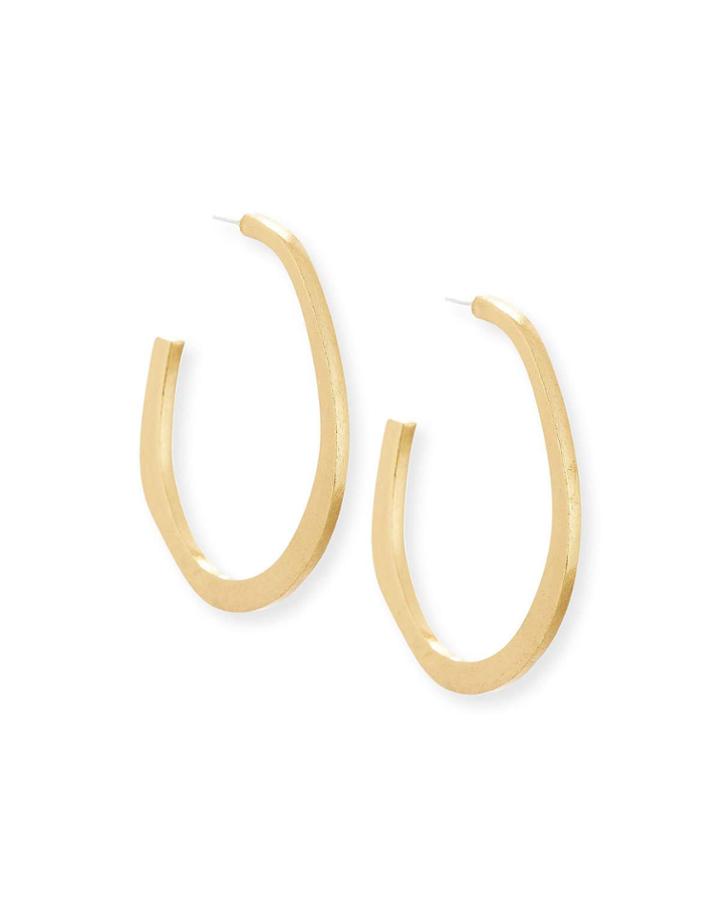 Organic Hoop Earrings