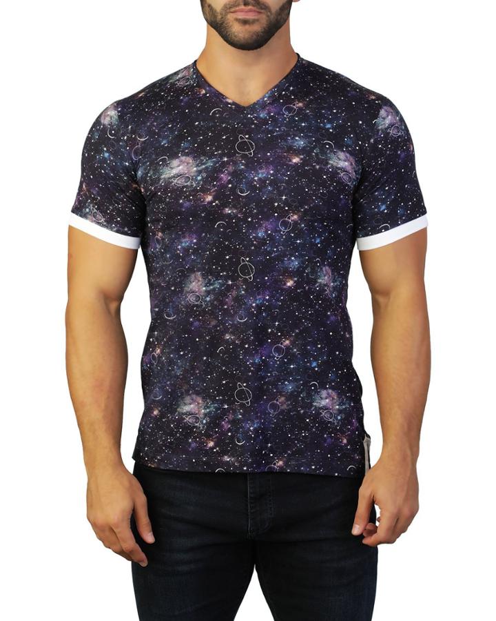 Men's Vivaldi Planet V-neck T-shirt
