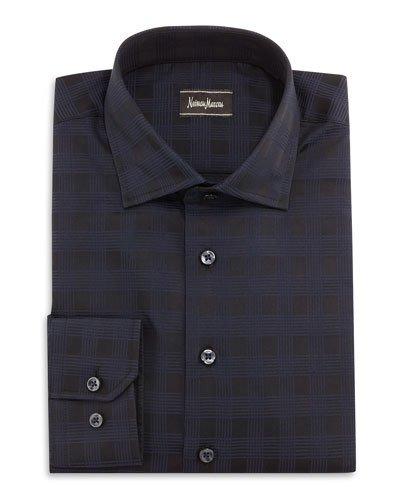 Square-print Button-front