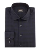 Square-print Button-front