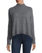 Mock-neck Mousse Pullover