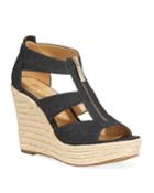 Damita Denim Wedge Espadrilles