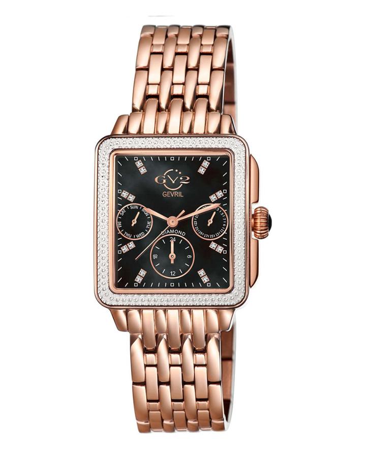 Bari Multi-diamond Swiss Watch, Rose Gold