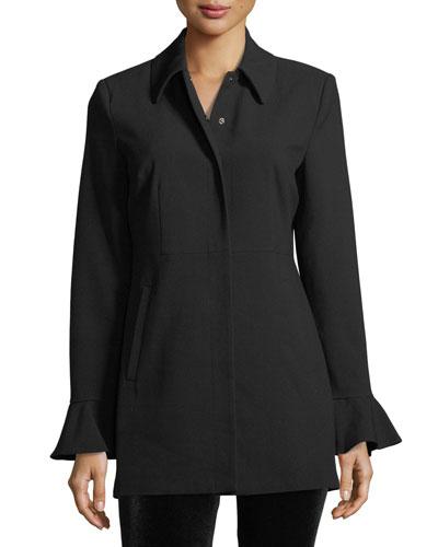 Bell-sleeve Tailored Jacket