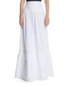 High-waist Cotton Maxi Prairie