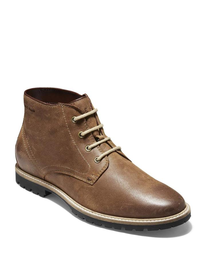 Men's Nathan Rugged Leather Chukka Boots