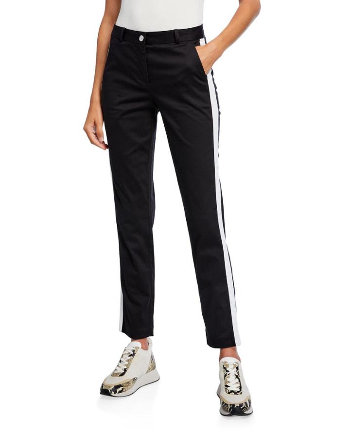 Miranda Tuxedo-stripe Pants