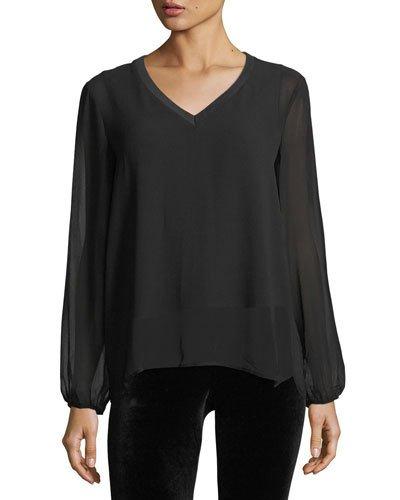 Long-sleeve Two-layer Tee