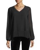 Long-sleeve Two-layer Tee