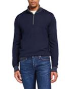 Men's Wool-blend Sweater With