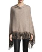 Fringed Poncho Top