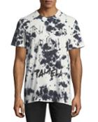 Deep-dye Ink Blot Graphic T-shirt