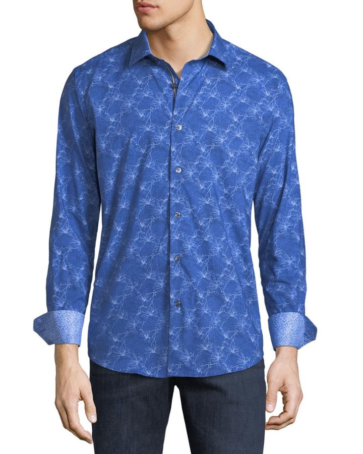 Shaped-fit Floral-line Sport