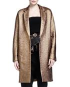 Burnished Metallic Easy Coat
