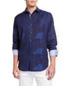 Men's Geometric Long-sleeve