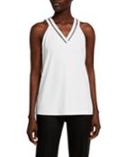 Chain V-neck Tank Top