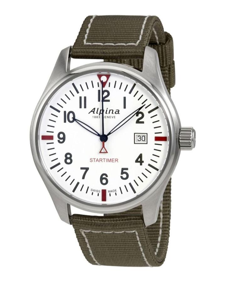 Men's Startimer Pilot 42mm Watch W/ Nylon