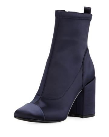 Tache Block-heel Zip Booties