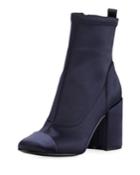 Tache Block-heel Zip Booties