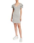 Ruffle-sleeve Jersey