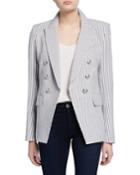 Miller Double-breasted Check Dickey Jacket