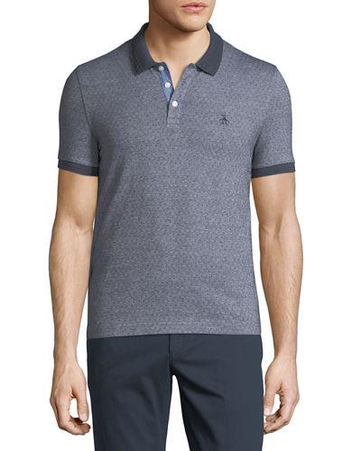Birdseye-dot Short-sleeve Polo