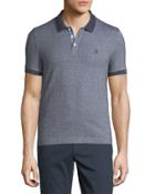 Birdseye-dot Short-sleeve Polo