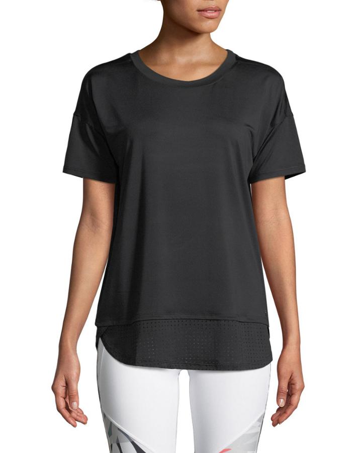 Dolman-sleeve Tulip-hem Tee