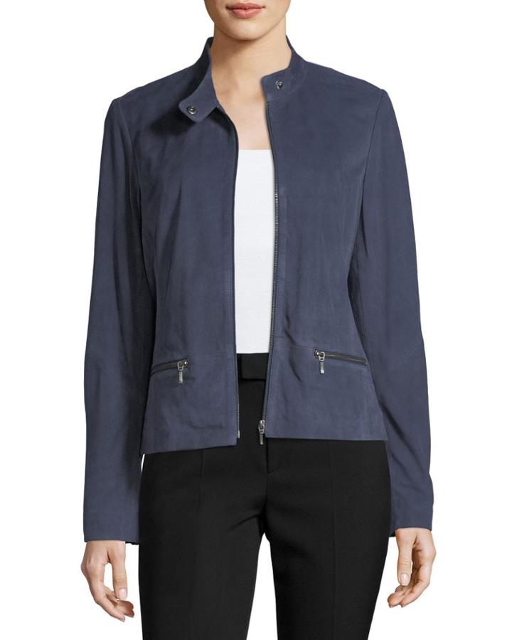 Tab-collar Suede