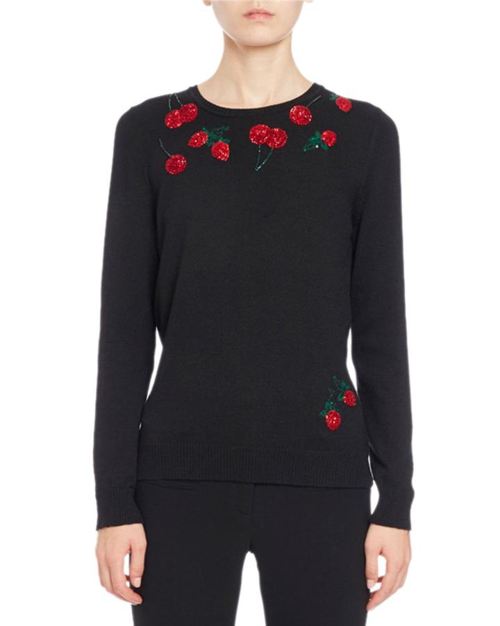 Harding Fruit-embroidered