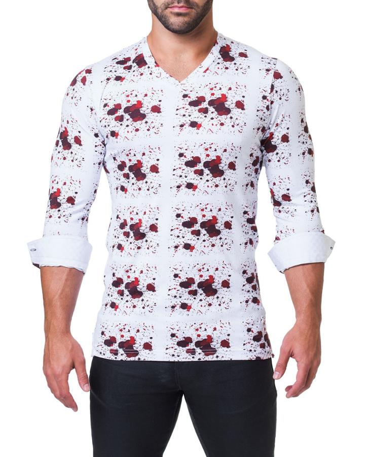 Men's Edison Splash V-neck