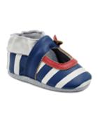 Mary Jane Striped Leather Baby