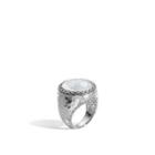 Batu Palu Silver Ring With Moon Quartz,